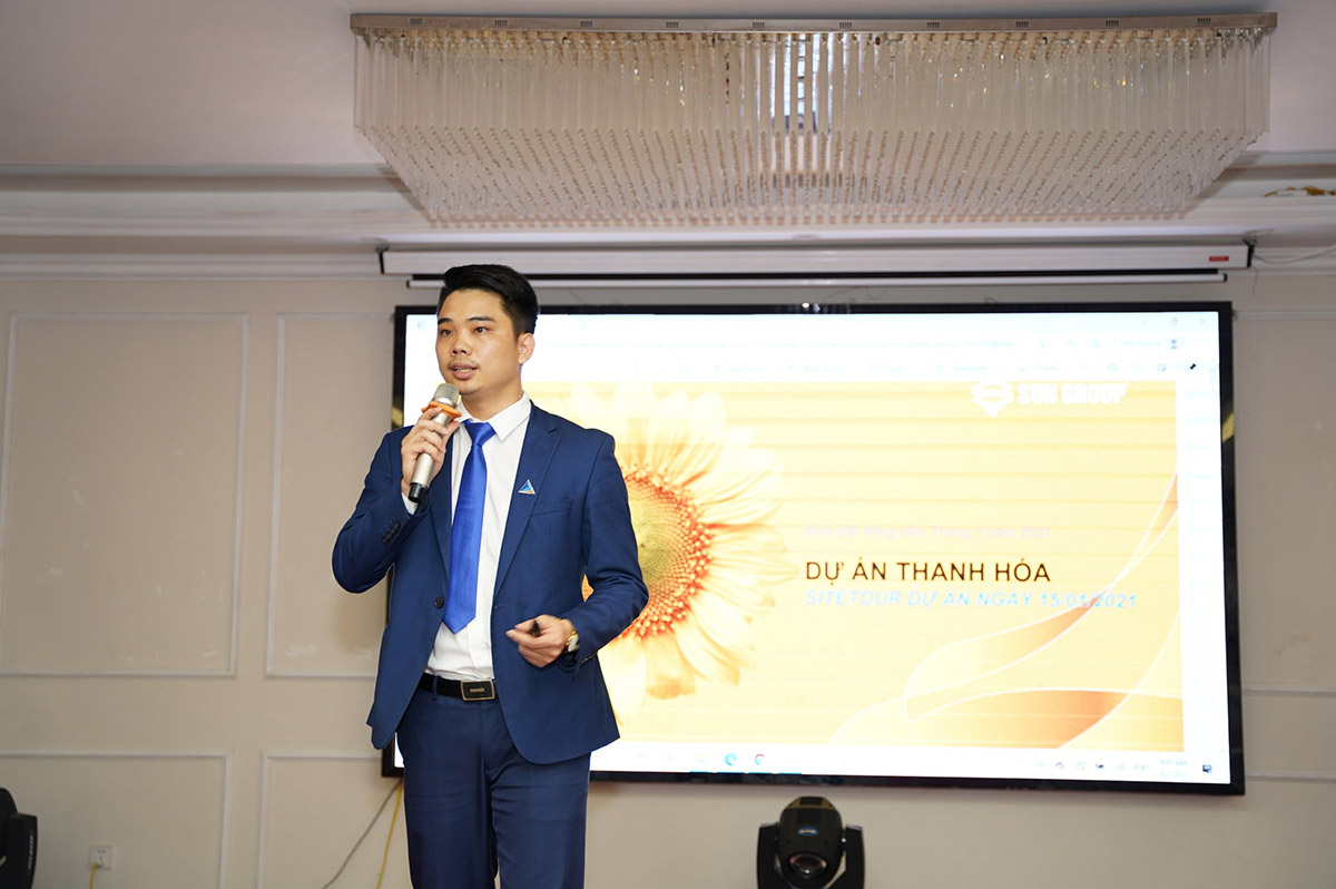 Ông Nguyễn Ngọc Dinh TGĐ Công ty CP BĐS Bắc Bộ chia sẻ thông tin về dự án