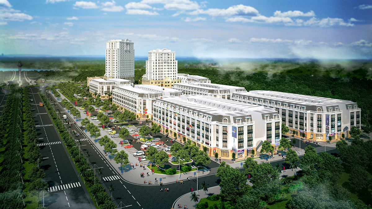 Khu đô thị Eurowindow Garden City quy mô 6,7 ha cung cấp khoảng 200 căn hộ chung cư cho thị trường Thanh Hóa.