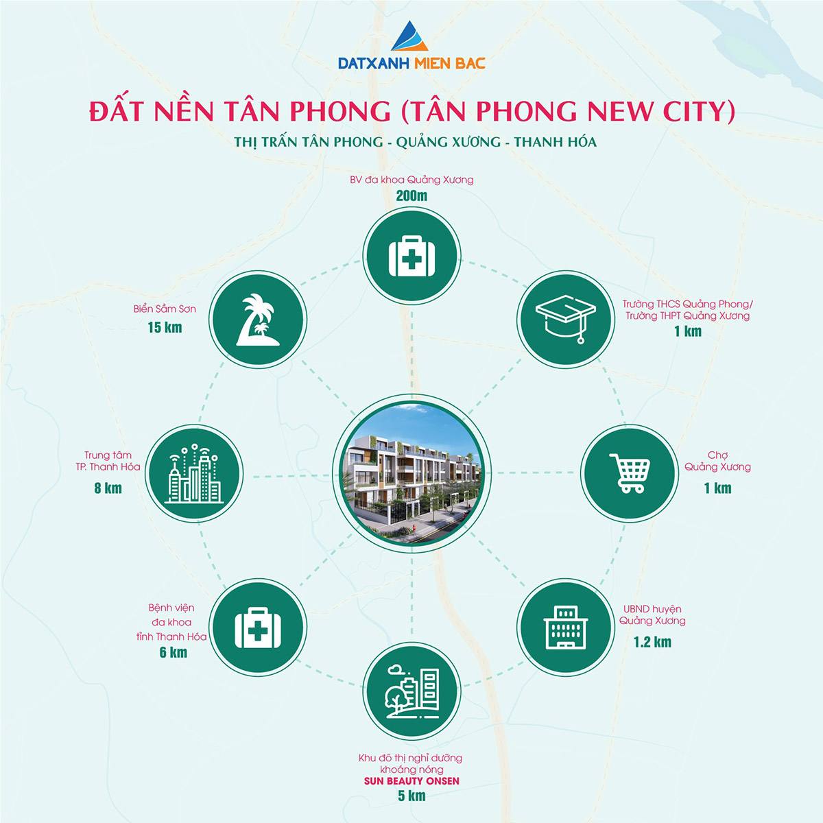 Đất nền Tân Phong (Tân Phong New City) - thỏi “nam châm” mới trong thu hút đầu tư