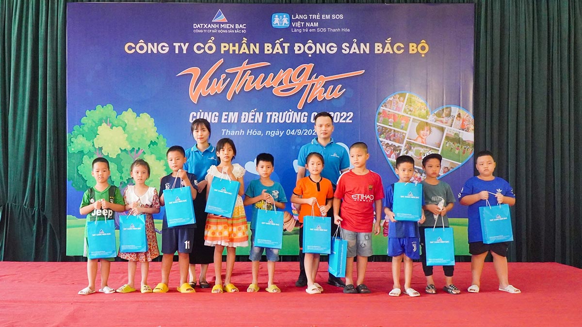 BĐS Bắc Bộ đồng hành mang yêu thương tới các em nhỏ ở làng trẻ SOS Thanh Hóa