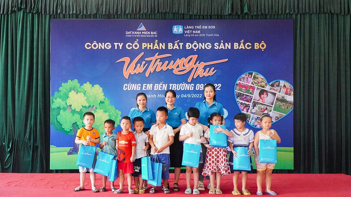 BĐS Bắc Bộ đồng hành mang yêu thương tới các em nhỏ ở làng trẻ SOS Thanh Hóa