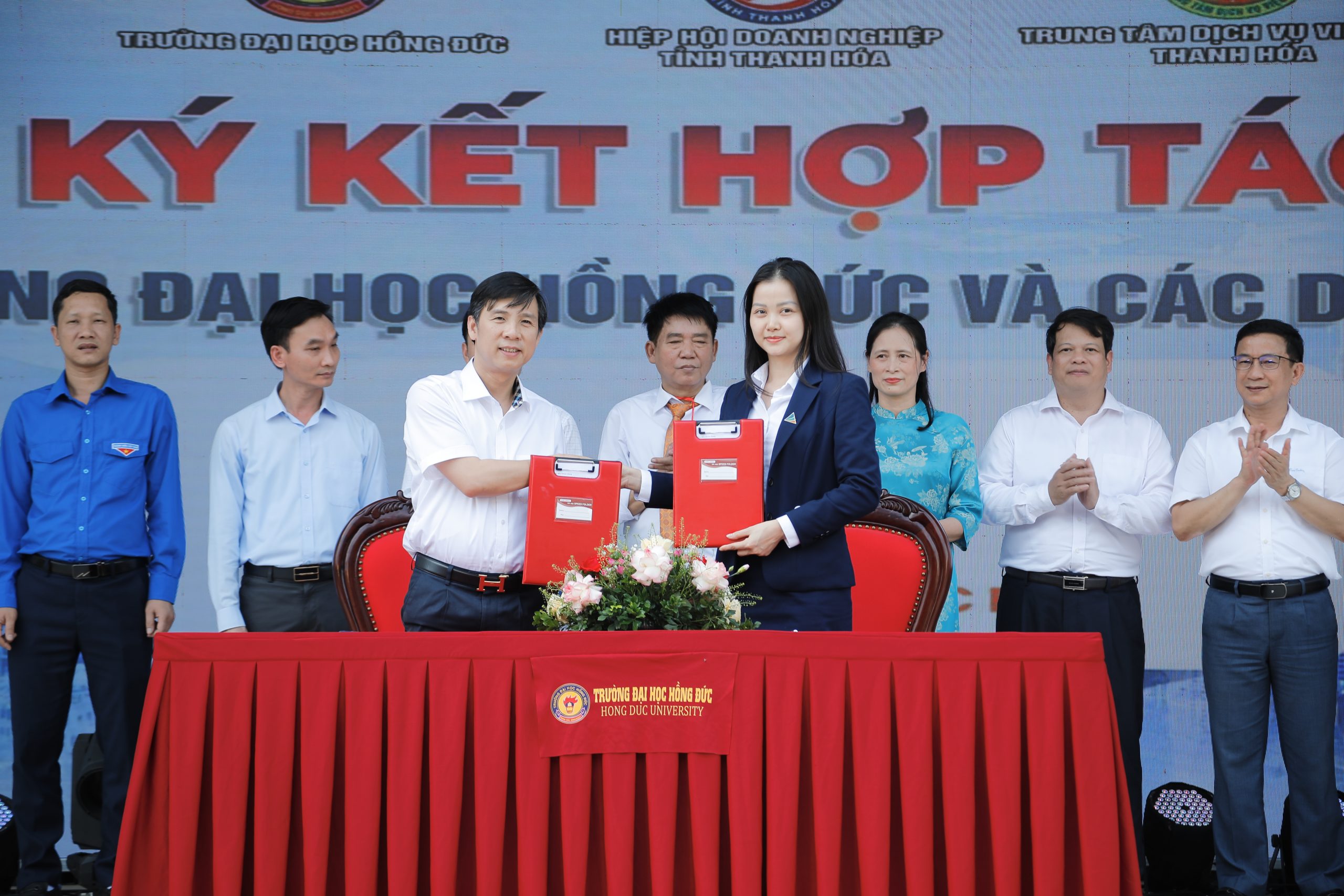 Bất Động Sản Bắc Bộ hợp ký kết hợp tác trong lĩnh vực tuyển dụng, đào tạo cùng Trường Đại Học Hồng Đức