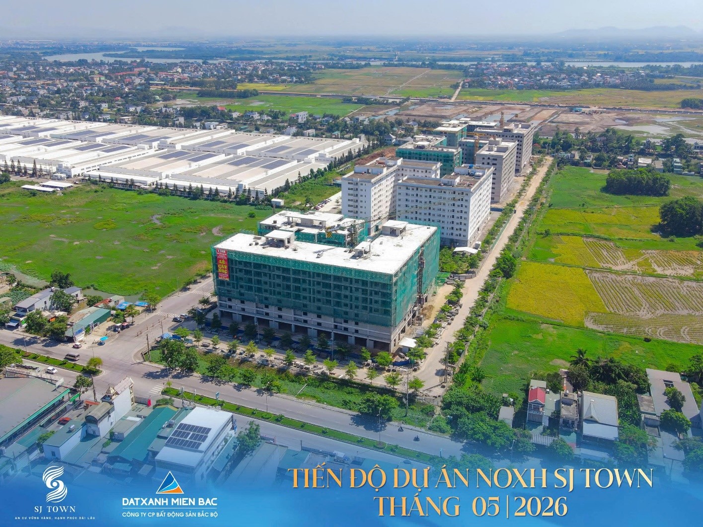 Tiến độ SJ Town luôn được đảm bảo
